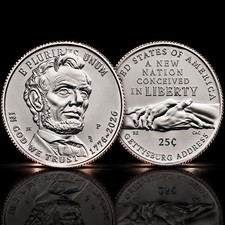 2026 P&D Gettysburg Address Quarters | BU | 2 Coins | Pre-Sale | FREE SHIPPING!