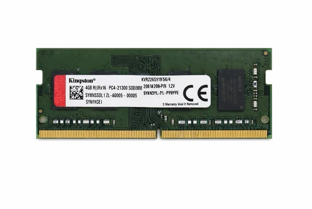 Kingston DDR4 SDRAM 4 GB Capacity per Module Memory (RAM) for sale