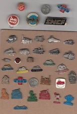 Vintage TRAIN pin badges Railway JOB LOT Locomotive NS Logo SNCF Tram Trix