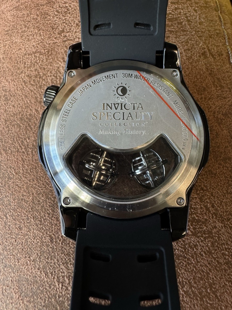 NEW! Invicta Specialty Twin-Axis Men's Quartz Watch - 46mm Black