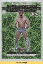 2024 Upper Deck AEW All Elite Wrestling Dazzlers Green Kota Ibushi READ 09q5