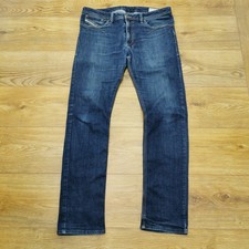 Diesel Shioner Jeans Herren W34 L32 Blau Slim Skinny Fit Denim Stretch 0RJ66