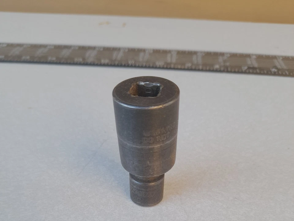 Snap-on Tools IPF14C 3/8" Drive 6-Pt SAE 7/16" Swivel Impact Socket USA - Image 2 of 4