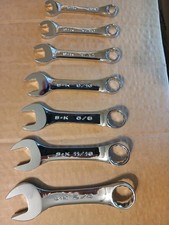 S-k 7 Pc Stubby Combination Wrench Set 38-34 Made In The Usa S-k 7 Pc Stubby Combination Wrench Set 38-34 Made In The Usa