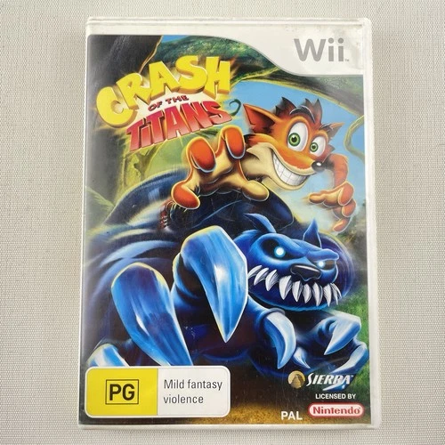 Crash of the Titans (Nintendo Wii, 2007)  Crash Bandicoot No MANUAL