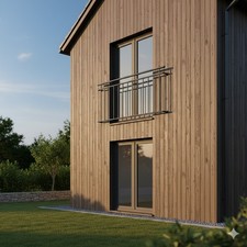 Balkongeländer Fenstergitter Schmiedeeisern Stabgeländer Balkon Ballustrade