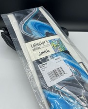 J. GARCIA Men's Silk Tie Collector's Edition Aqua NEW MSRP: 40.00