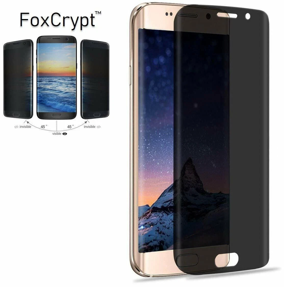 PRIVACY Anti Spy Privacy Glass Film Protector For Samsung Galaxy Phones