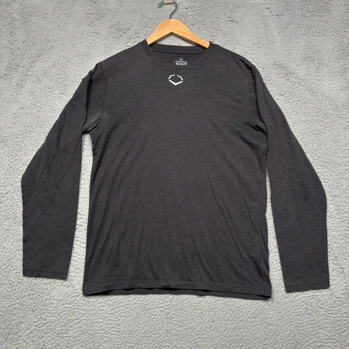 Sudadera EvoShield Para Hombre - 100% Poliéster, Cuello Alto Con Cremallera 1/4, Ligera Y Deportiva