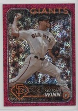 2024 Topps Chrome Magenta Speckle Refractor /350 Keaton Winn #208 19g2