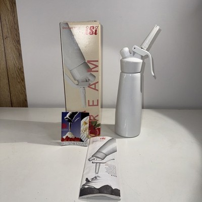 ISI Dessert Whip 0.5L - 500ml -White Whipped Cream Maker Dispenser