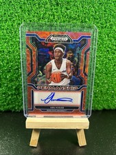 2022 Panini Prizm Draft Picks College Penmanship Abu Kigab #CP-ABU Red Auto /88