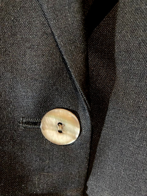 TALBOTS PETITES NAVY SINGLE BUTTON LINED SUIT SEP… - image 9