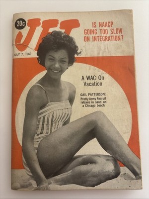 JET Magazine Jul 7 1960 Gail Patterson WAC On Vacation NAACP Integration GOOD!