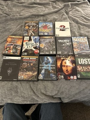 Lot Of 13 PC Video Games Excellent Condition Tested Working