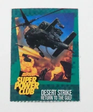 Nintendo Power Super Power Club  Card #49 Desert Strike Return To The Gulf