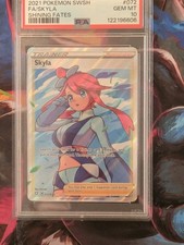 Pokemon - Skyla 072 **GEM MINT PSA 10** Full Art Shining Fates