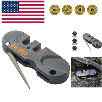 PP1 Pocket Pal Knife Sharpener Preset Carbide & Ceramic Stone Sharpeners Fold...