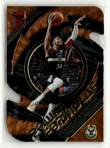 Giannis Antetokounmpo 2021-22 Donruss Elite Power Formulas Orange Die-Cut [jm290