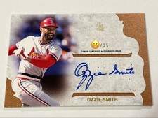 Ozzie Smith Limited of 25 Autograph 2015 TOPPS 278259