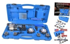 Brake Flaring Tool Kit, 45 37 Double Bubble Flare Tool, Compatible with