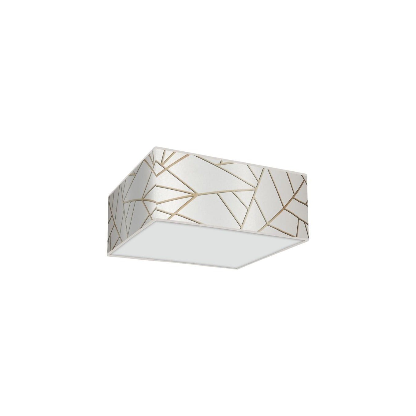 ZIGGY WHITE White/Gold Ceiling Light 3xE27 MLP7564