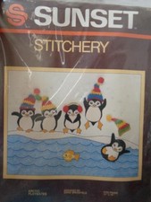Sunset Stitchery Arctic Playmates Penguins
