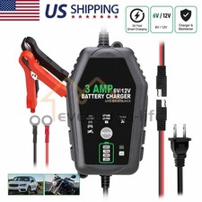6v12v 3modes Fully Automatic Battery Charger Maintainer For Car Lithium Lifepo4