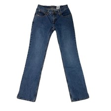 Cruel Girl Women's Slim Low Rise Western Denim Jeans Blue Sz 1 Regular Y2K Style