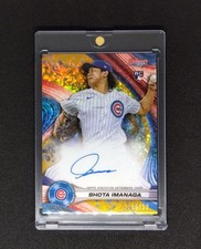Shota Imanaga topps rookie autograph /50