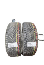 2 PNEUMATICI USATI 185/55 R 16 87V XL HANKOOK 4STAGIONI M+S 4.5 MM DOT 3822