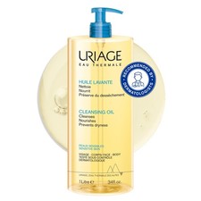 Image of Uriage Shower Oil 1L Face & Body Wash Dry & Sensitive Skin Cleanses Nourishes