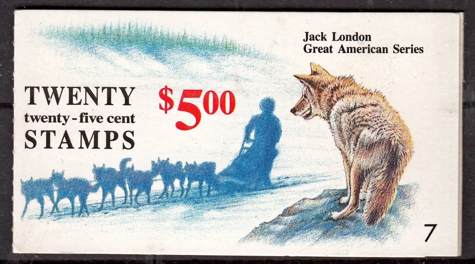 Probedruck Test Stamp Booklet Specimen TDB 36 Jack London Nr. 7 - Bild 1 von 4