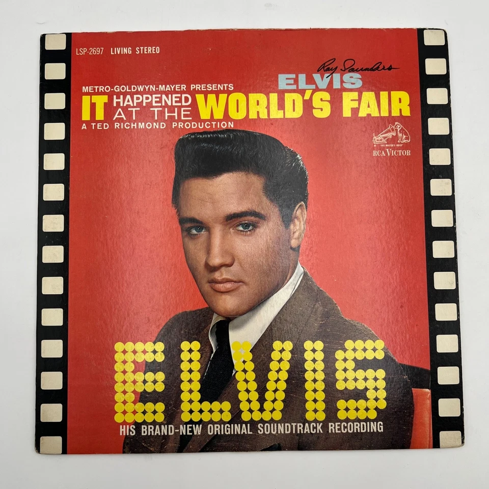 Elvis It Happened At The World’s Fair Soundtrack 1963 RCA LSP-2697 Vinyl Record Foto 2 de 4