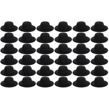 2 Pack Snowman Hats for Crafts Mini Top Minature Doll Dolls