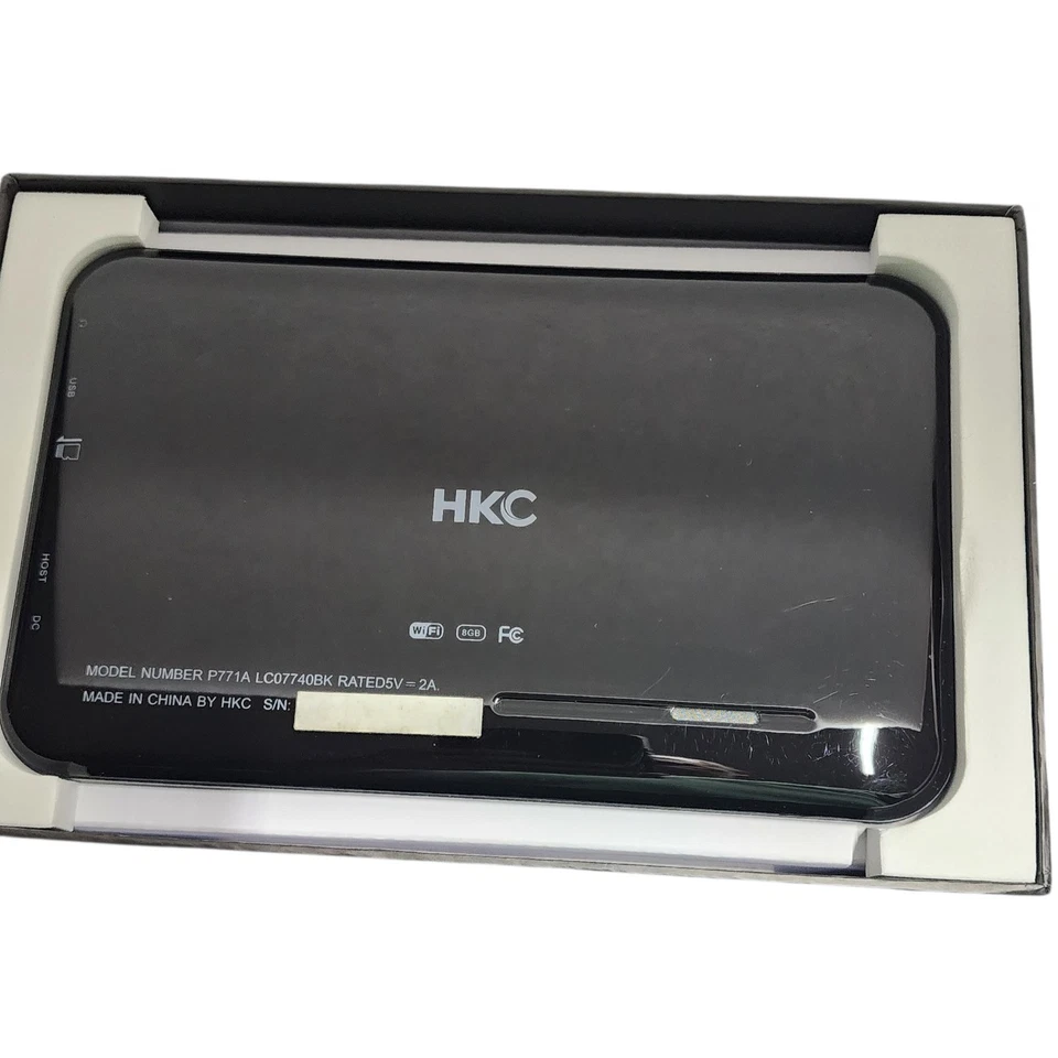 Android HKC 7" Capacitive Multi-Touch Tablet - 8 GB 4.0 / Model P771A - Used ... - Image 3 of 4