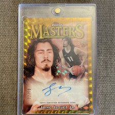 2023-24 Topps Finest Masters Autographs Gold Jaime Jaquez Jr. RC MA-JJ 22/50