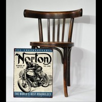 Motorrad Schild 30 X 40 Usa Norton Cafe Racer Biker Vintage Poster Oldtimer *060