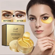 60PCS Collagen Eye Patches Anti Aging ,Wrinkles Dark Circles Eye Bags Moistrize