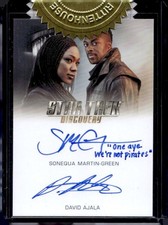 Star Trek Discovery Season 4 Sonequa Martin-Green David Ajala Auto Inscription