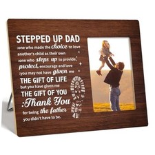 Bonus Dad Picture Frame,Gifts for Step Dad from Daughter Stepdad 4