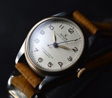 ROLEX ONE OF THE RAREST BUBBLEBACK AUTOMATIK STAHL/ROSÉGOLD 29,5MM 4846 (1948)
