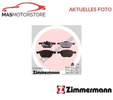 SATZ BREMSBELÄGE BREMSKLÖTZE VORNE ZIMMERMANN 237239801 P FÜR MAZDA 3