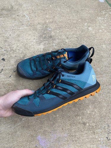 Adidas 350 Terrex Stealth Trail Ortholite Black Green Size 11