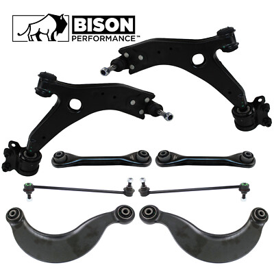 Bison Performance 8pc Front Lower Control Arm Sway Bar Rear Lateral Kit For S40