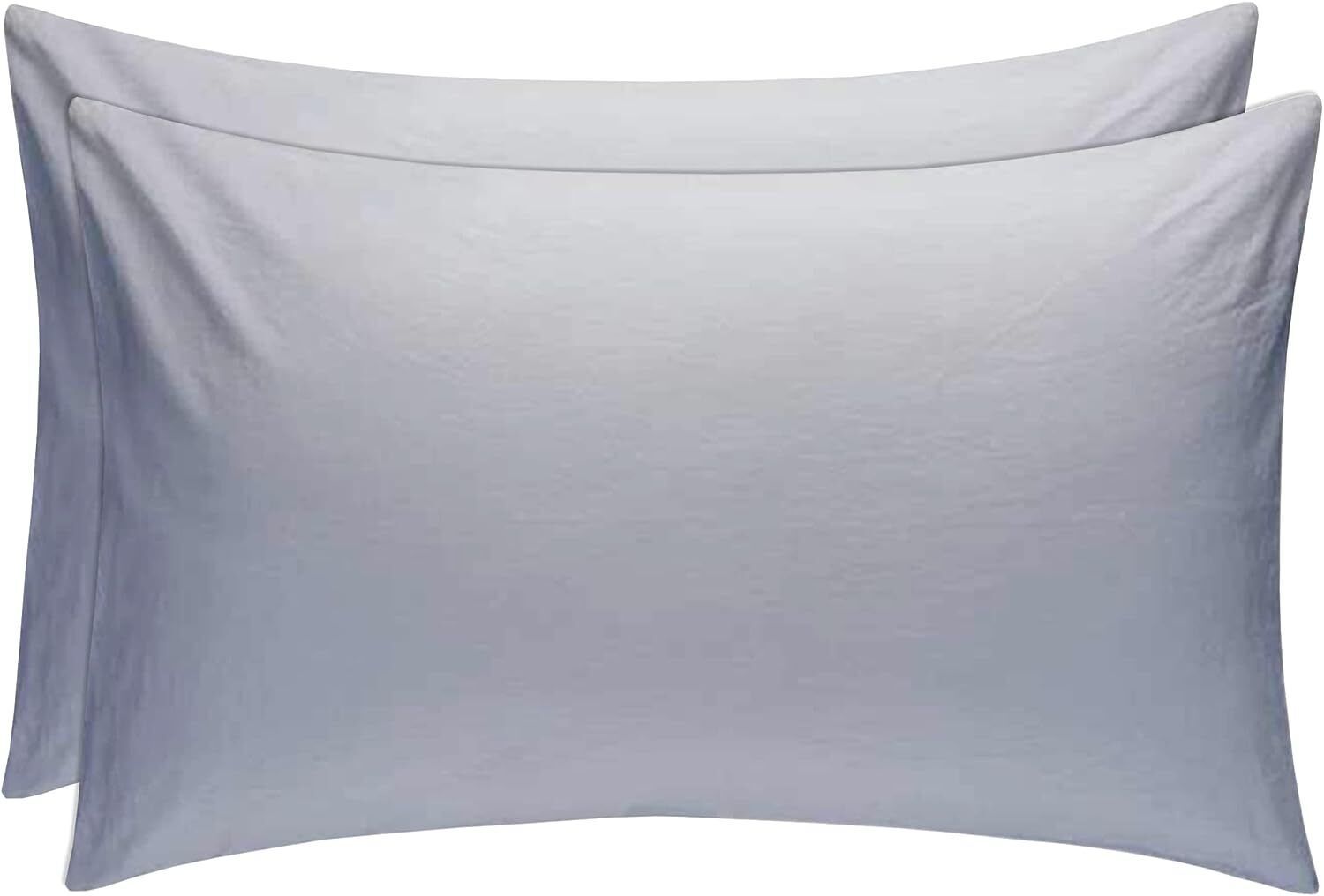 2 X Pillow Case 100 Poly cotton Housewife Pair Pack Pillows Cover