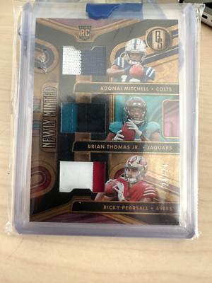 2024 Panini Gold Standard New Mint Mitchell Thomas Jr Pearsall 24/24