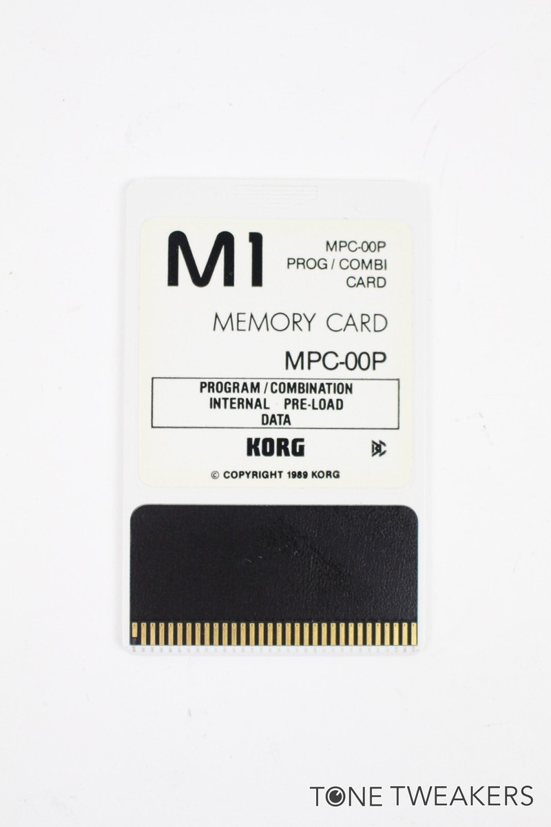 Korg M1 MPC-00P Memory Card Program Presets Factory Sounds