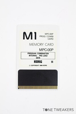 KORG MPC-00S メモリーカード Korg M1 MPC-00P Memory Card Program Presets Factory Sounds