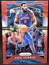 Andre Drummond 2019-20 Panini Prizm Red Wave Pistons